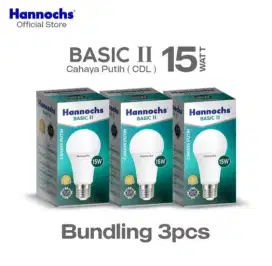 Hannochs Basic ll 15 watt paket isi 3 pcs