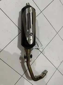 Knalpot Shijiro Standard Vespa Matic i-get Sprint/Primavera