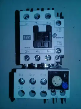 Contactor shihlin s-p21 plus overload 32a volt 220 baru