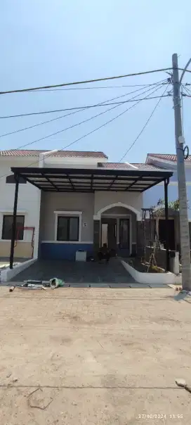 Kanopi rangka holo galvanis minimalis modern terbaru dll