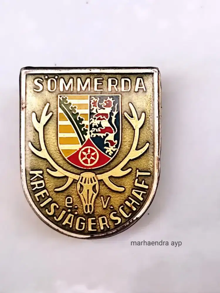 Pin lencana bros eropa vintage