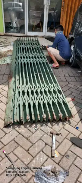 Tukang Service pintu rolling door dan folding gate murah panggilan
