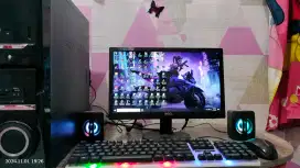 PC GAMING DESIGN + LCD + RAM 8 GB + HD 320 GB + GAMES FILM APP