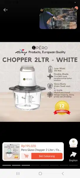 DI JUAL : PERO CHOPPER WHITE