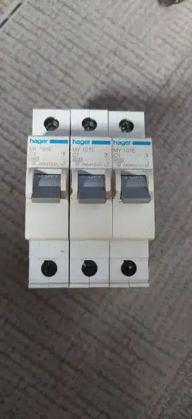 Mcb 1 phasa 1A hager