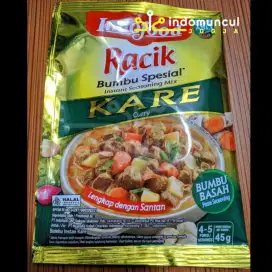 Indofood racik kare bumbu spesial, original Indofood kare, bumbu basah