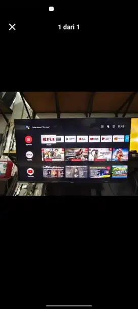 Tv led Aqua 50in android