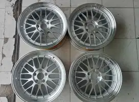 Velg ring 18 BBS LM lebar 8-9 et40 pcd 5x114 pnp 5x112 full polished