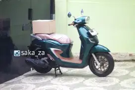 ( ABS tipe tertinggi ) KM 981 perak , Honda Stylo 160 ABS 2024 stailo