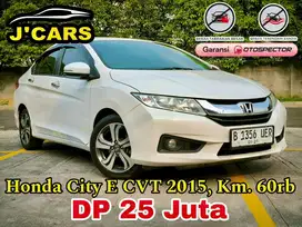Honda 1.5 City E CVT 2015 At Automatic Murah Ringan