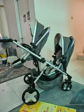 Jual stroller kembar baby elle