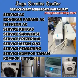 Service Mesin Cuci Bongkar Pasang AC Servis AC Kulkas Frezer Gedangan