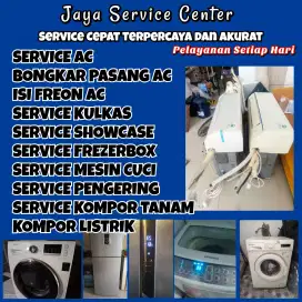 Service AC Kulkas Frezer Rak Servis Mesin Cuci Bongkar Pasang AC Taman
