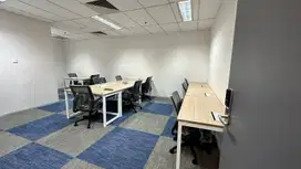 DISEWAKAN RUANG KANTOR SMALL OFFICE 5 SD 10 PAX FULL FURNISH ARKADIA