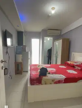 sewa tahunan tipe Studio Renovasi Baru apartemen Green Palace kalibata