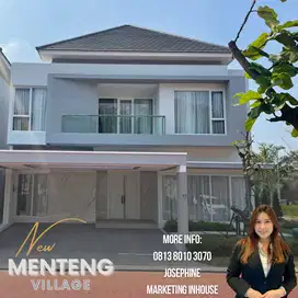 dijual rumah new menteng gading serpong 2 lantai full bangunan