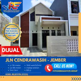 RUMAH BARU DI JLN CENDRAWASIH PUSAT KOTA JEMBER