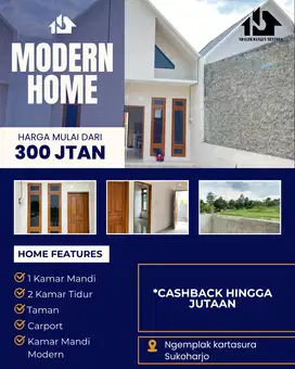 RUMAH ELITE DIJUAL DI KARTASURA DEKAT KOTA SOLO DAN KAMPUS UMS