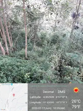 Jual Sangat Murah Tanah Kavling Dago Umaia , Dago Atas Bandung . SHM.