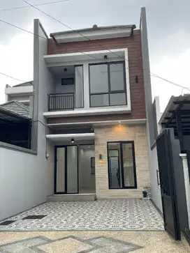 Dijual rumah baru 2 lantai minimalis Rungkut Asri Barat