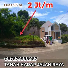 Tanah Hadap Jalan Raya Untuk Usaha, Ruko, Kantor, Harga Murah