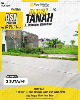 TANAH DIJUAL KARTOSURO