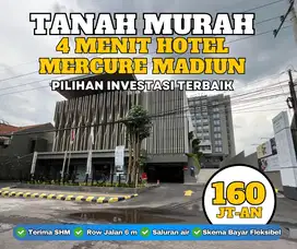 TANAH KAVLING 160 JUTAAN BARAT HOTEL MERCURE MADIUN