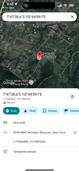 TANAH LOKASI STRATEGIS DI KERTOSARI, DEKAT KEBUN RAYA PURWODADI
