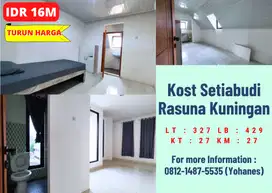 Rumah Kost 32 Kamar di Setiabudi Rasuna Kuningan