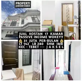 JUAL KOS KOST KOSAN KOSTAN 17 KAMAR DI ASEM BARIS TEBET JAKSEL