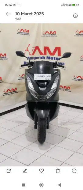 Km 1,400 Honda PCX 160 ABS Tahun 2024