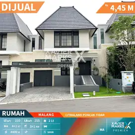 Dijual Rumah Premium Harga Miring di Citraland Puncak Tidar Malang