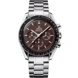 Omega Speedmaster Moonwatch Cal.1863 Sapphire-Glass Brown Dial Chrono