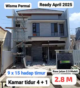 Rumah kotak lebar 9 dekat galaxy mall surabaya, hanya 2 Man