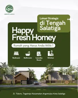 Rumah Bagus Happy Fresh Homey Strategis di Tengah Kota Salatiga