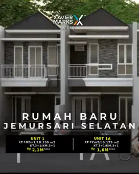 Rumah Baru Gress Modern Minimalis 2lt