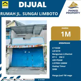 RUMAH 2,5 LANTAI SUNGAI LIMBOTO