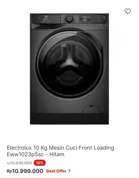 WM ELECTROLUX FEONT LOAD 10KG