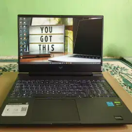 Laptop gaming Hp victus 15 layar 15,6 inch ram 16gb ssd 512 mulus