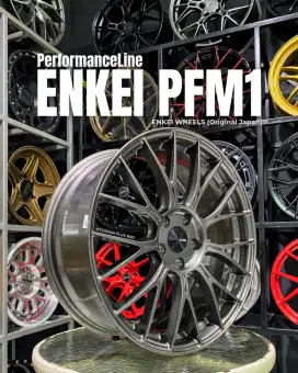 Velg Enkei Ori Japan PFM1 19x8 PCD 5x114.3 ET.45 Dark Silver