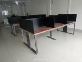 Meja kantor sekat partisi jabodetabek