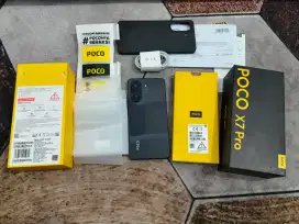Poco X7 Pro 12/512GB Black Hitam Fullset Original plus bonus
