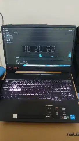 JUAL Laptop Asus Tuf Gaming F 15 i5 gen 11, 8GB, RTX 30 Series + Acc