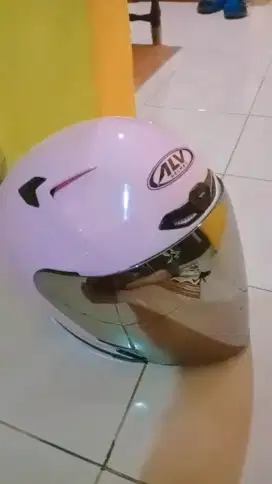 Jual helm Alv warna pink