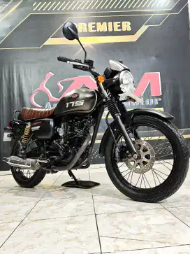 Retro W175 Cafe Grey matte 2019 mulus mewah. Anugerah motor rungkut