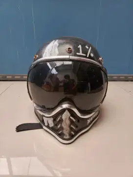 Helm Cakil Fino Kaca pilot size L