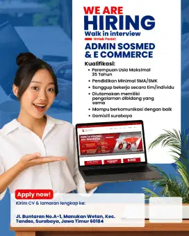 LOWONGAN KERJA ADMIN ONLINE