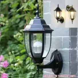 Lampu dinding klasik outdoor aman ke hujanan