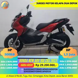 HONDA NEW ADV 160 CBS 2023 CASH/KREDIT DP MULAI 500RB AJA