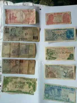 Uang koin & kertas kuno